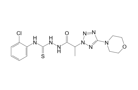 4-(o-chlorophenyl)-1-[2-(5-morpholino-2H-tetrazol-2-yl)propionyl]-3-thiosemicarbazide