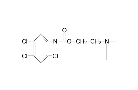 2,4,5-trichlorocarbanilic acid, 2-(dimethylamino)ethyl ester