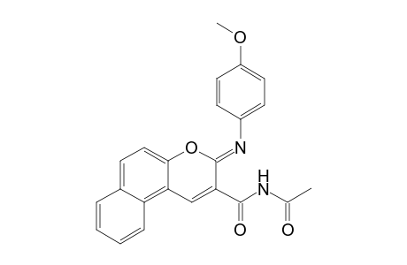 N-({(3Z)-3-[(4-methoxyphenyl)imino]-3H-benzo[f]chromen-2-yl}carbonyl)acetamide