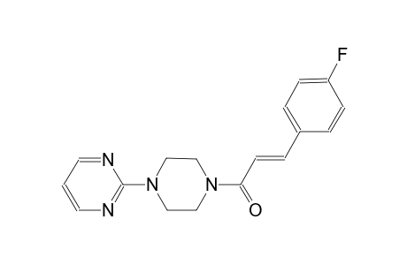 2-{4-[(2E)-3-(4-fluorophenyl)-2-propenoyl]-1-piperazinyl}pyrimidine