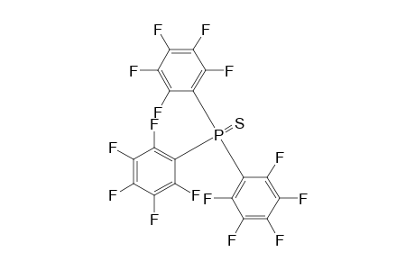 Phosphine sulfide, tris(pentafluorophenyl)-