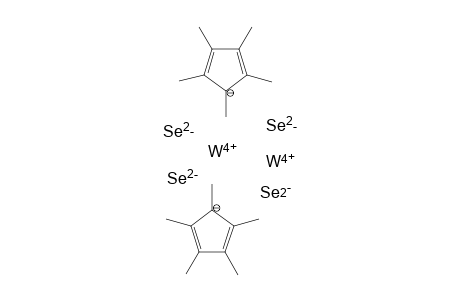 tungsten(V) bis(1,2,3,4,5-pentamethylcyclopenta-2,4-dien-1-ide) tetraselenide