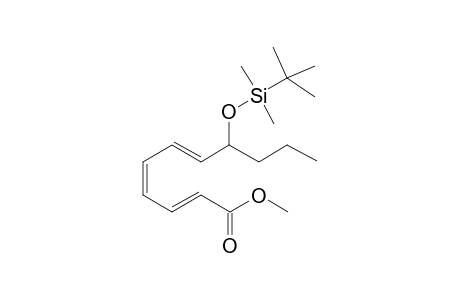 Methyl 8-tert-butyldimethylsilyloxy-2,4,6-undecatrienoate-h