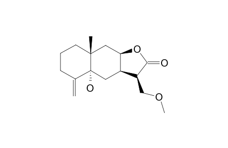 5-ALPHA-HYDROXY-13-METHOXY-7-ALPHA-H,11-ALPHA-H-EUDESM-4(15)-EN-12,8-BETA-LACTONE