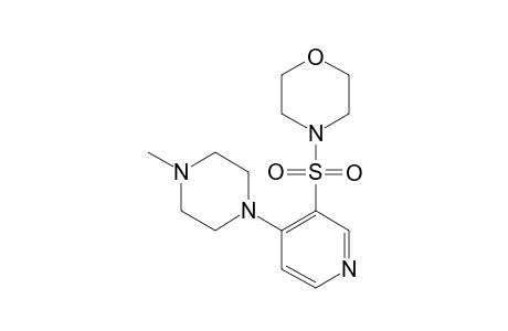 4-{[4-(4-methyl-1-piperazinyl)-3-pyridyl]sulfonyl]morpholine