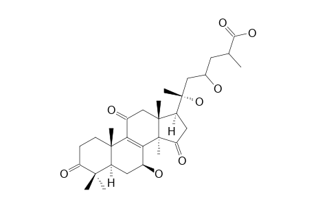 7-BETA,20,23-XI-TRIHYDROXY-3,11,15-TRIOXOLANOSTA-8-EN-26-OIC-ACID