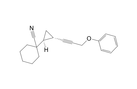 1-[(1S,2S)-2-(3-phenoxyprop-1-ynyl)cyclopropyl]cyclohexanecarbonitrile