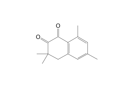 3,4-dihydro-3,3,6,8-tetramethyl-1,2-naphthoquinone