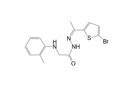 N'-[(Z)-1-(5-bromo-2-thienyl)ethylidene]-2-(2-toluidino)acetohydrazide