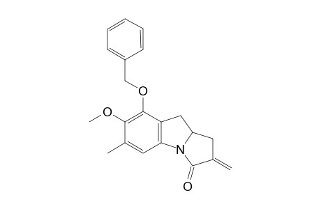 5-benzyloxy-6-methoxy-7-methyl-2-methylene-3a,4-dihydro-3H-pyrrolo[1,2-a]indol-1-one