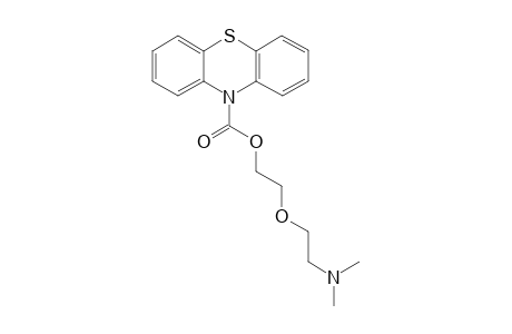 2-(2-Dimethylaminoethyloxy)ethyl phenothiazine-10-carboxylate