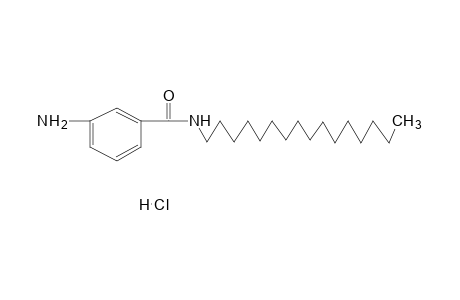 m-amino-N-hexadecylbenzamide, monohydrochloride