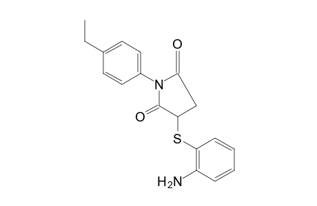 2-[(o-aminophenyl)thio]-N-(p-ethylphenyl)succinimide