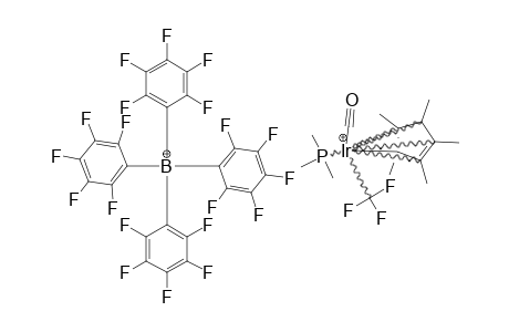 [(ETA-C10H15)-(PME3)-IR-(CO)-(CF3)]-[B(C6F5)4]