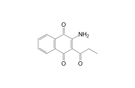 2-Amino-3-propionyl-1,4-naphthoquinone
