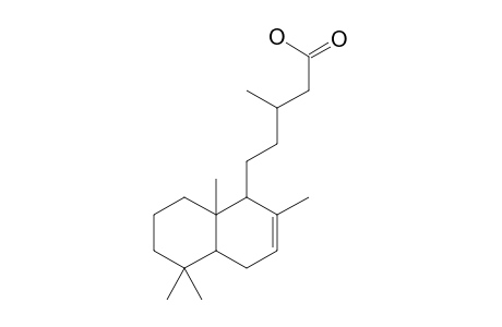 1-Naphthalenepentanoic acid, 1,4,4a,5,6,7,8,8a-octahydro-.beta.,2,5,5,8a-pentamethyl-