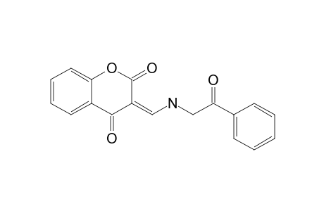 3-[N-(Benzoylmethyl)aminomethylene]-3,4-dihydro-2H-1-benzopyran-2,4-dione