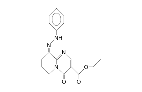 Z-ETHYL-9-PHENYLHYDRAZONO-4-OXO-6,7,8,9-TETRAHYDRO-4H-PYRIDO-[1,2-A]-PYRIMIDINE-3-CARBOXYLATE