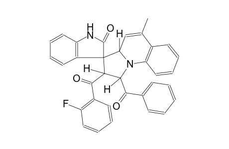 (1'S,2'S,3R,3a'R)-1'-benzoyl-2'-(2-fluorobenzoyl)-5'-methyl-2',3a'-dihydro-1'H-spiro[indoline-3,3'-pyrrolo[1,2-a]quinolin]-2-one