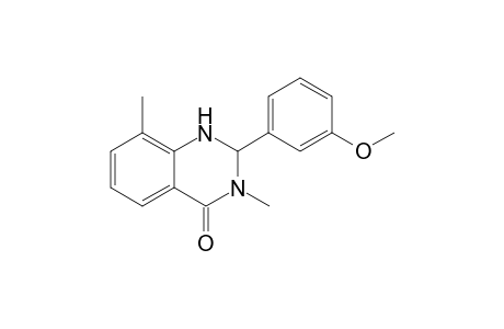 2-(3-Methoxyphenyl)-3,8-dimethyl-2,3-dihydroquinazolin-4(1H)-one