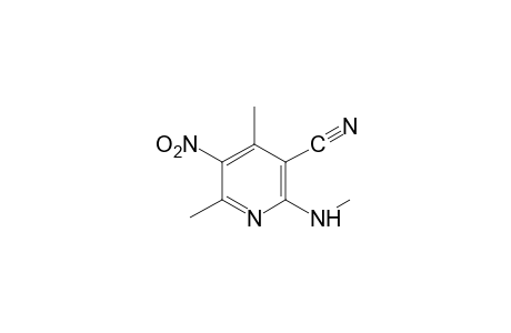 4,6-Dimethyl-2-(methylamino)-5-nitronicotinonitrile