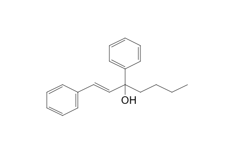 BENZENEMETHANOL, alpha-BUTYL-alpha-(2-PHENYLETHENYL)-