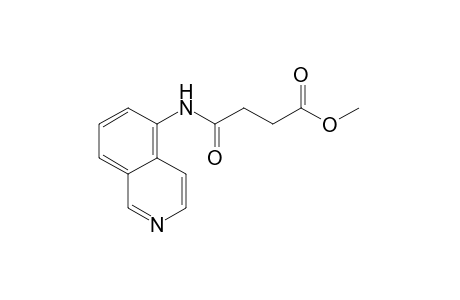 N-(5-isoquinolyl)succinamic acid, methyl ester