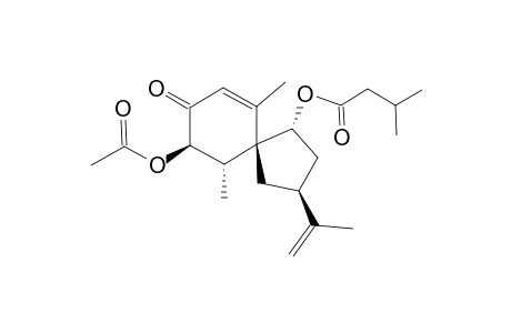 (3R,4S,5R,7S,9R)-3-ACETOXY-9-(3-METHYLBUTANOYLOXY)-SOLAVETIVONE