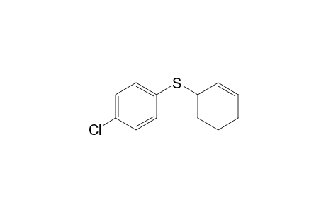 (4-Chlorophenyl)(cyclohex-2-enyl)sulfane