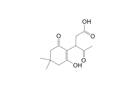 3-(2-Hydroxy-4,4-dimethyl-6-oxo-1-cyclohexen-1-yl)-4-oxopentanoic acid