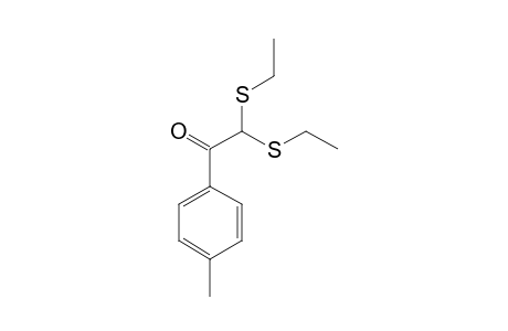 p-tolylglyoxal, 1-(diethyl mercaptal)