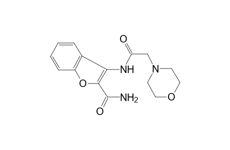 3-[(4-Morpholinylacetyl)amino]-1-benzofuran-2-carboxamide