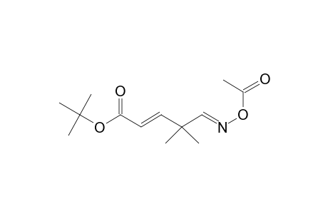 t-Butyl (Z)-N-Acetoxy-4,4-dimethyl-6-azahexa-2,5-dienoate