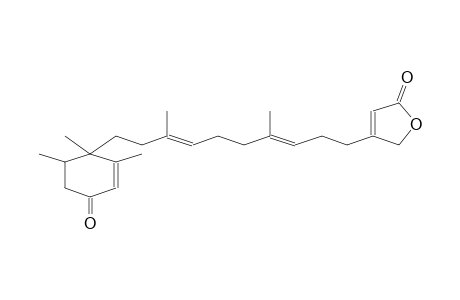 2(5H)FURANONE, 4-[4,8-DIMETHYL-10-(1,2,6-TRIMETHYL-4-OXO-2-CYCLOHEXEN-1-YL)-3,7-DECADIENYL]-