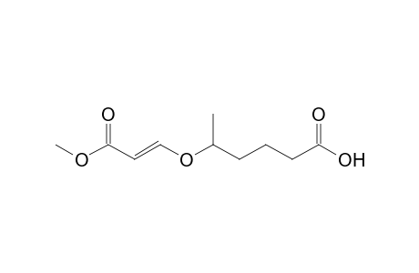 5-[(E)-3-keto-3-methoxy-prop-1-enoxy]hexanoic acid