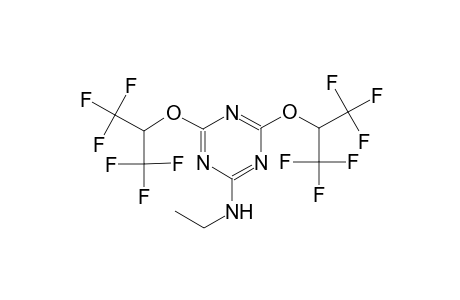 N-ethyl-4,6-bis[2,2,2-trifluoro-1-(trifluoromethyl)ethoxy]-1,3,5-triazin-2-amine