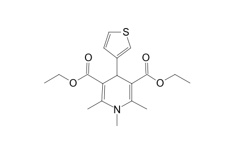 1,2,6-Trimethyl-4-thiophen-3-yl-1,4-dihydro-pyridine-3,5-dicarboxylic acid diethyl ester