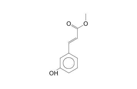 2-Propenoic acid, 3-(3-hydroxyphenyl)-, methyl ester