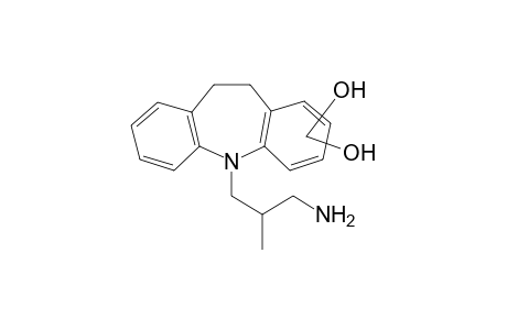 Trimipramine-M (bis-nor-di-HO-) MS2