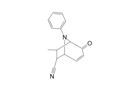 6-Cyano-7-methyl-2-oxo-8-phenyl-8-azabicyclo[3.2.1]oct-3-ene