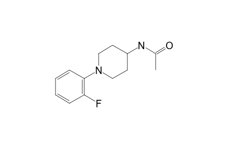 1-(2-Fluorophenyl)-4-piperidinamine, N-acetyl-