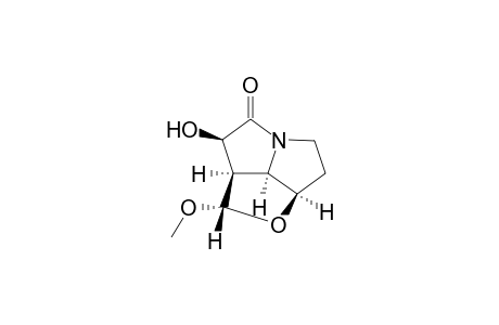 (+)-(1R,5AS,7S,7AR,7BR)-1-HYDROXY-7-METHOXY-6-OXAOCTAHYDRO-2H-CYCLOPENTA-[GH]-PYRROLIZIN-2-ONE