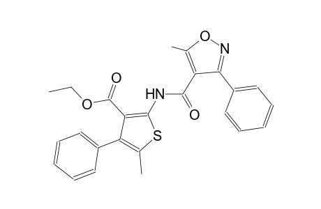 ethyl 5-methyl-2-{[(5-methyl-3-phenyl-4-isoxazolyl)carbonyl]amino}-4-phenyl-3-thiophenecarboxylate