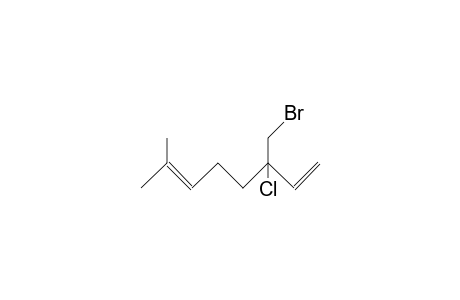 3-Bromomethyl-3-chloro-7-methyl-1,6-octadiene