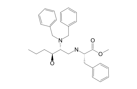 (2S)-2-[[(2R,3S)-2-(dibenzylamino)-3-hydroxy-hexyl]amino]-3-phenyl-propionic acid methyl ester