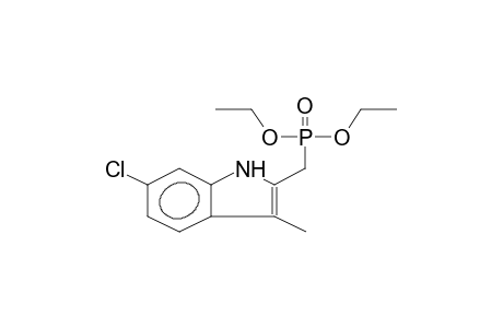 O,O-DIETHYL(6-CHLORO-3-METHYLINDOL-2-YLMETHYL)PHOSPHONATE