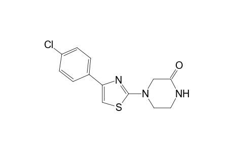 4-[4-(4-Chloro-phenyl)-thiazol-2-yl]-piperazin-2-one