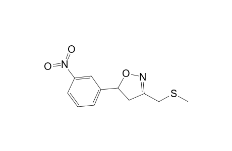 3-(Methylthiomethyl)-5-(3-nitrophenyl)isoxazoline