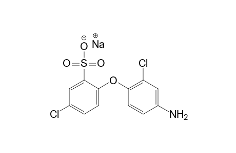 2-(4-amino-2-chlorophenoxy)-5-chlorobenzenesulfonic acid, sodium salt