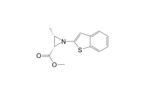 2-Aziridinecarboxylic acid, 1-benzo[b]thien-2-yl-3-methyl-, methyl ester, cis-